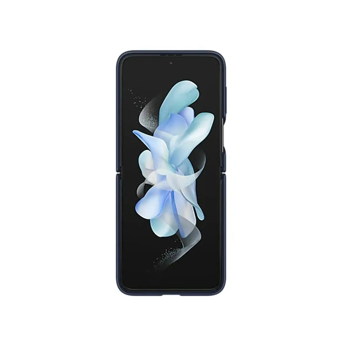 Samsung Silicone Cover with Ring for Galaxy Z Flip4 - Navy