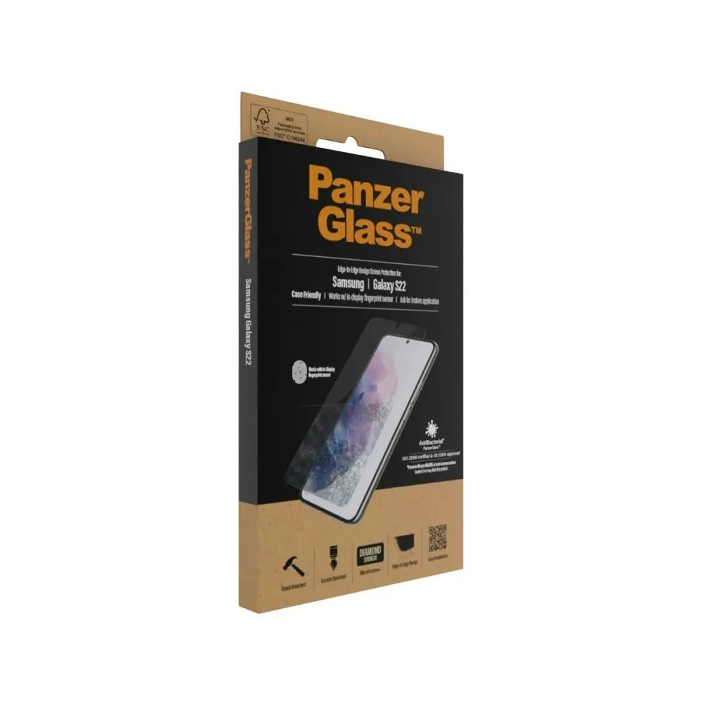 PanzerGlass Edge to Edge Screen Protector for Samsung GS22 - Black