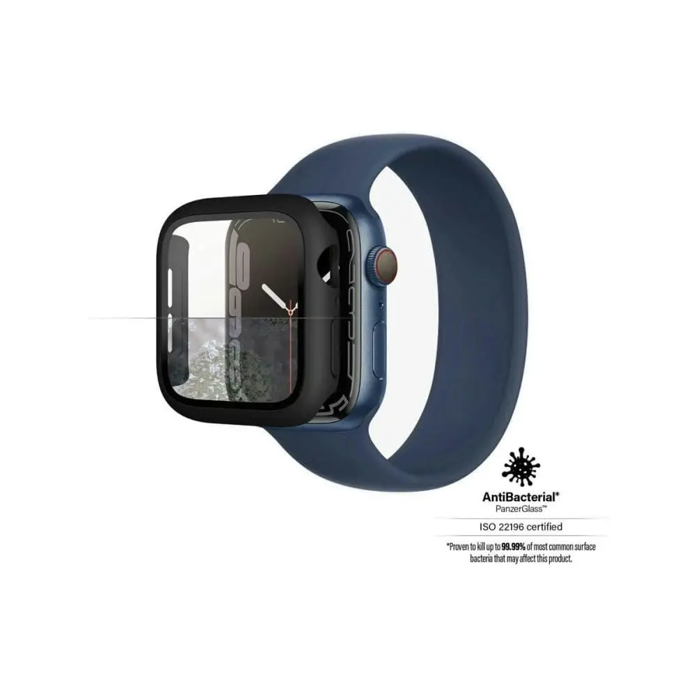 PanzerGlass Full Body Screen Protector for Apple Watch 7/8/9 (45mm) - Black