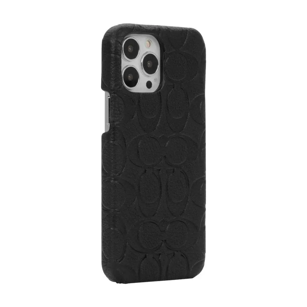 Coach Leather Slim Wrap for iPhone 13 Pro Max & iPhone 12 Pro Max