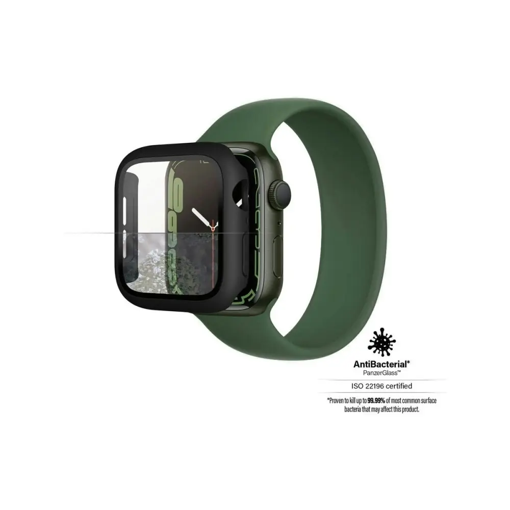 PanzerGlass Full Body Screen Protector for Apple Watch 7/8/9 (41mm) - Black