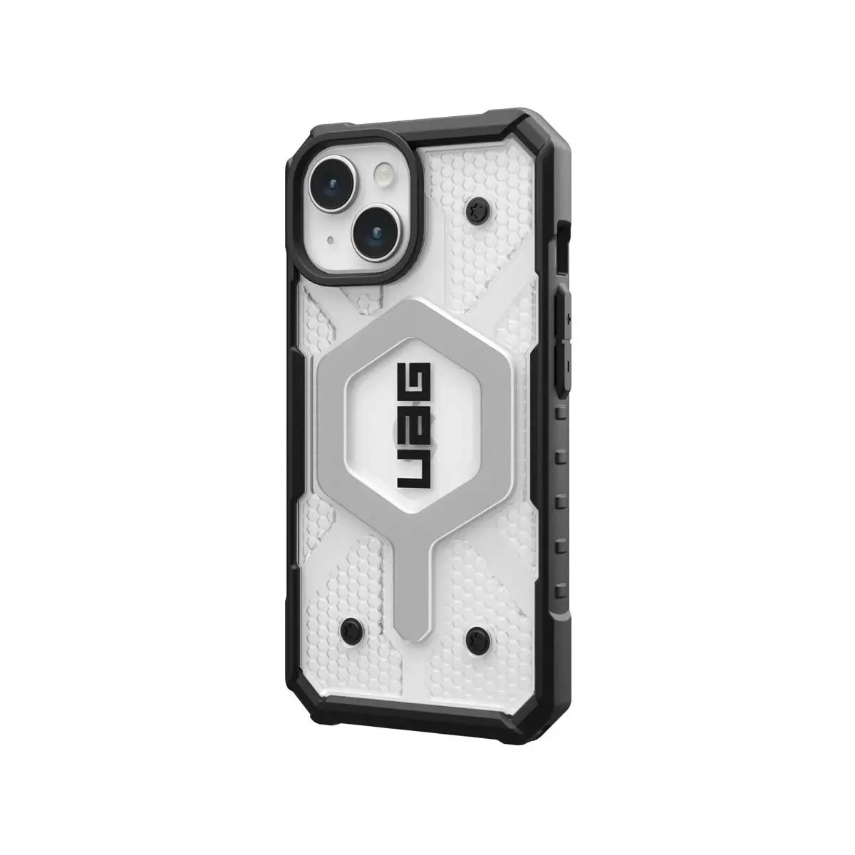 UAG Pathfinder Clear Magsafe Phone Case for iPhone 15 - Ice