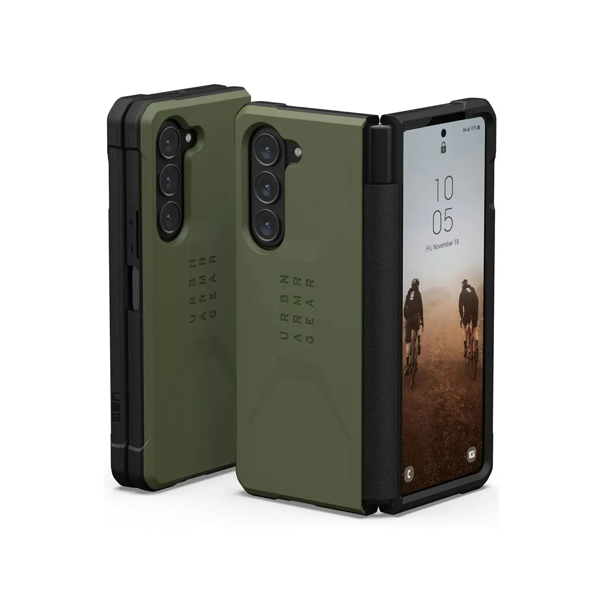 UAG Civilian Phone case for Galaxy Fold 5 - Olive