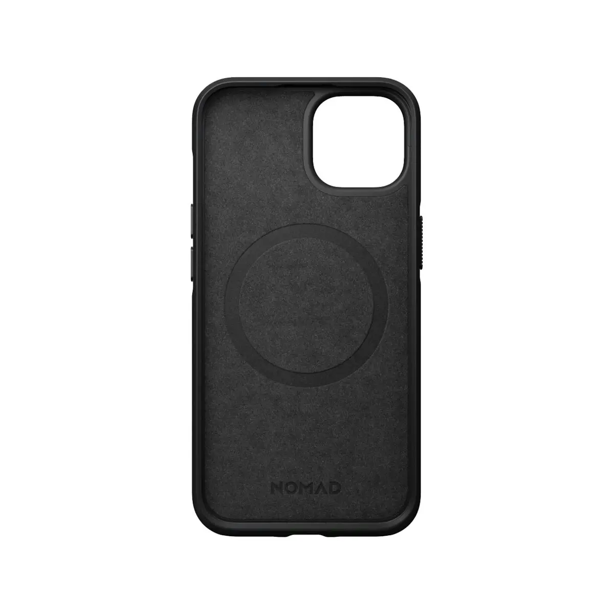 Nomad Modern Leather Phone Case for iPhone 14 - Black Normal Leather