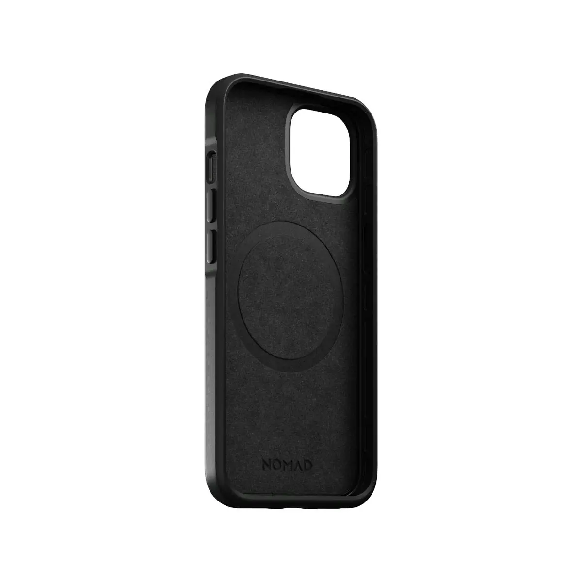 Nomad Modern Leather Phone Case for iPhone 14 - Black Normal Leather