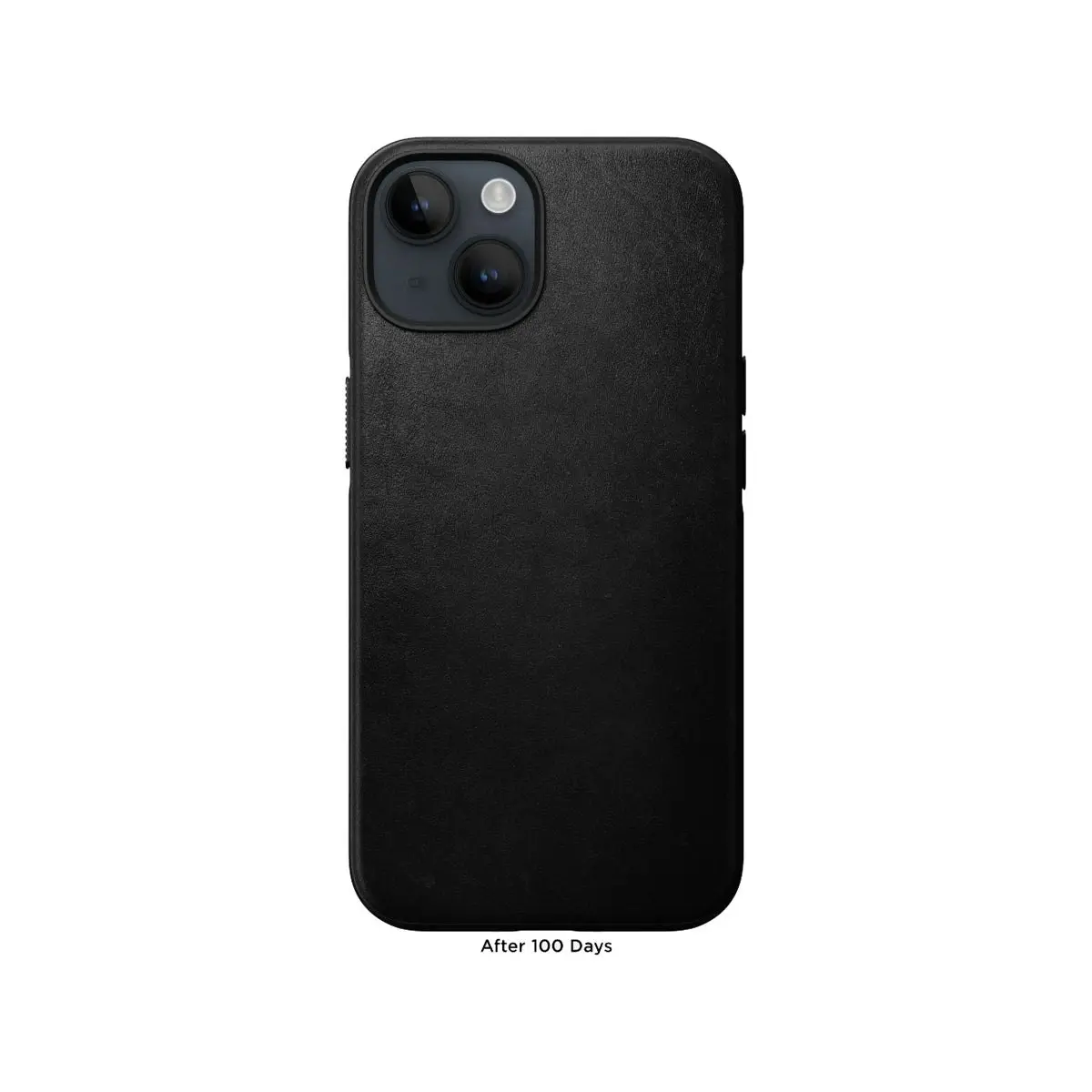 Nomad Modern Leather Phone Case for iPhone 14 - Black Normal Leather