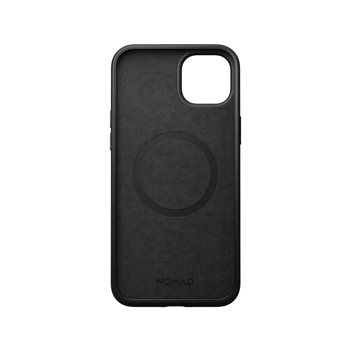 Nomad Leather Phone Case for iPhone 15 Plus - Black - NMD