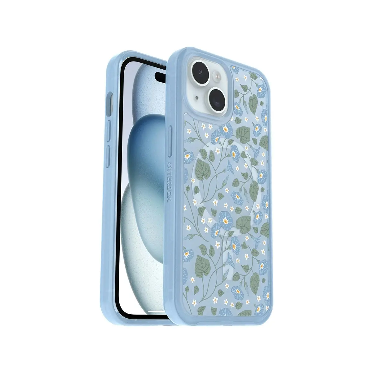 Otterbox Symmetry MagSafe Phone Case For iPhone 15  - Dawn Floral