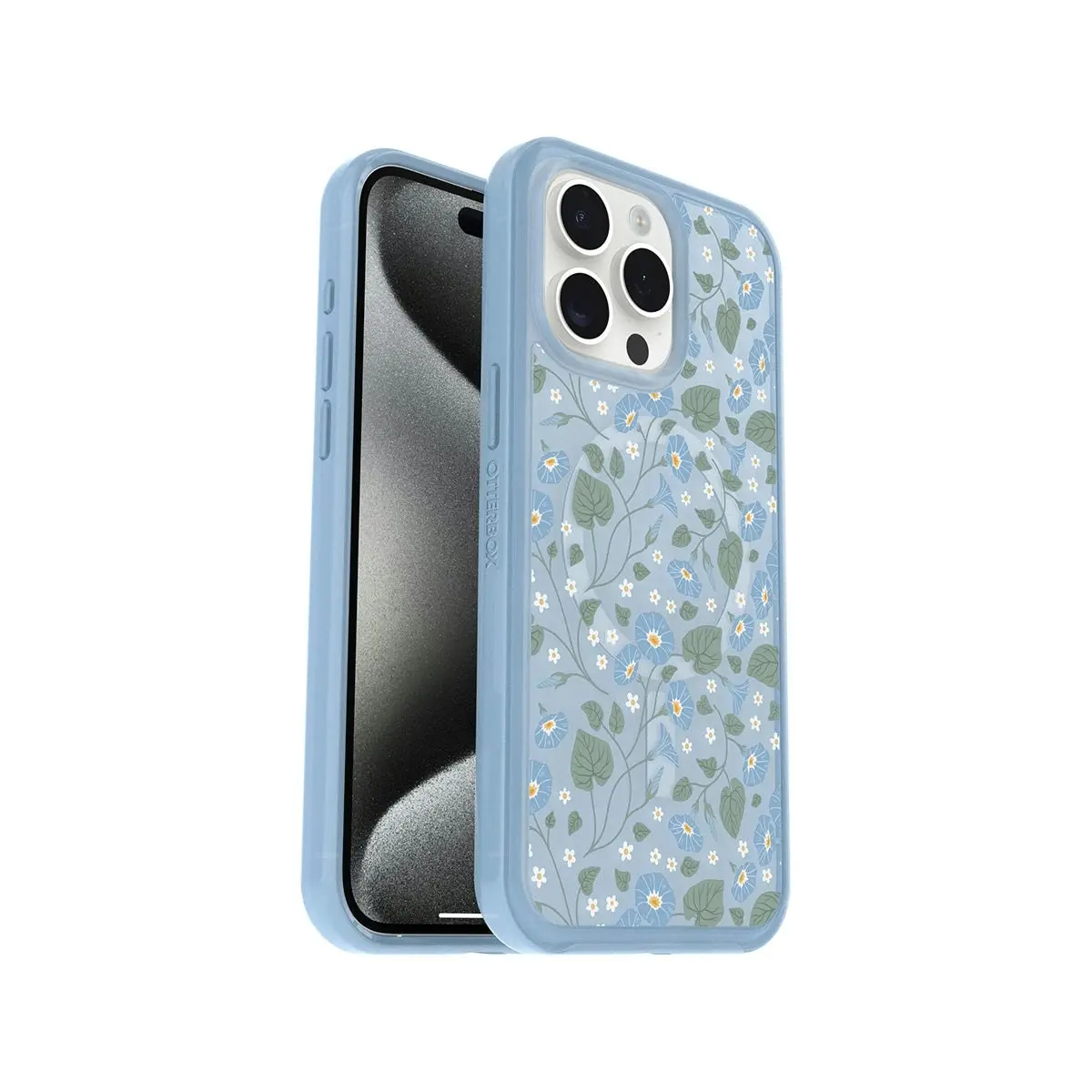 Otterbox Symmetry MagSafe Phone Case For iPhone 15 Pro Max - Dawn Floral