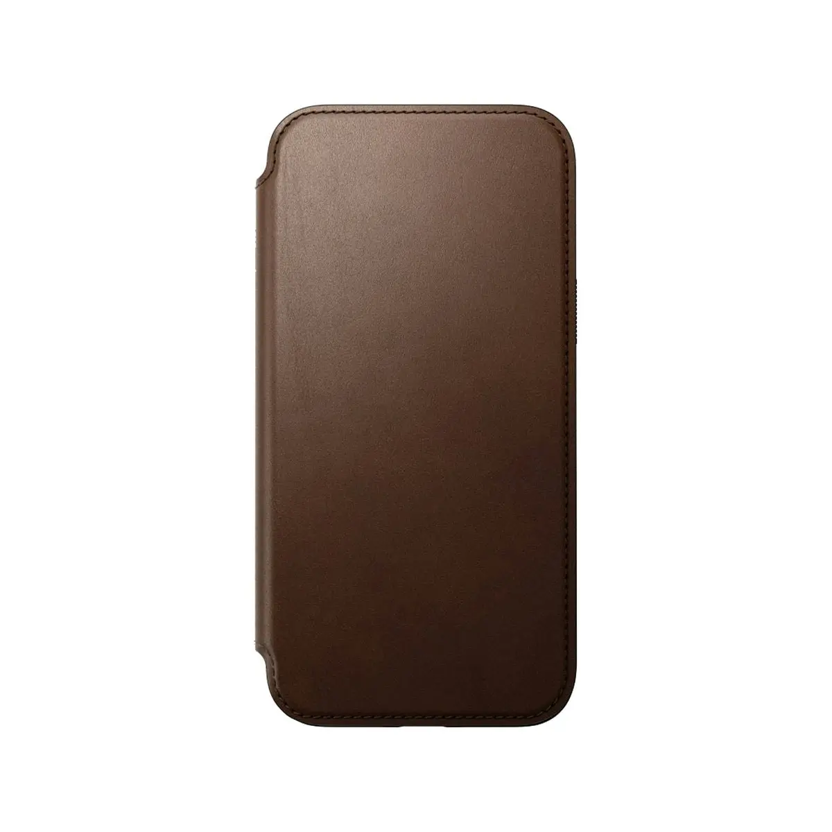 Nomad Leather Folio Case for iPhone 15 Pro Max - Brown - NMD