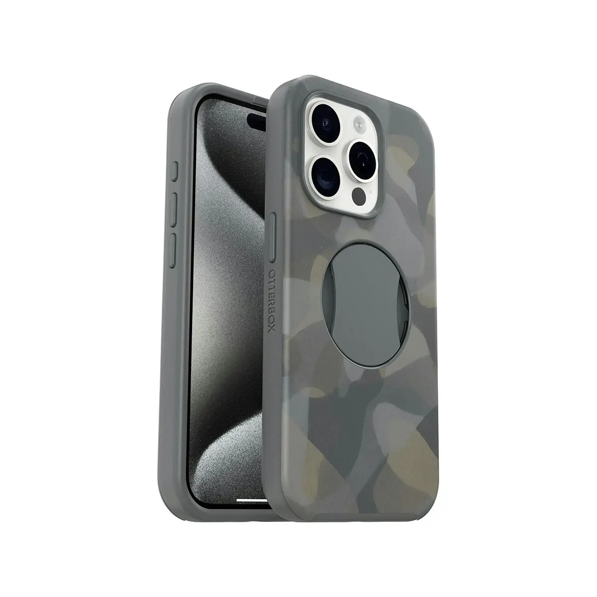 Otterbox OTTERGRIP Phone Case For - iPhone 15 Pro  - Iron Camo