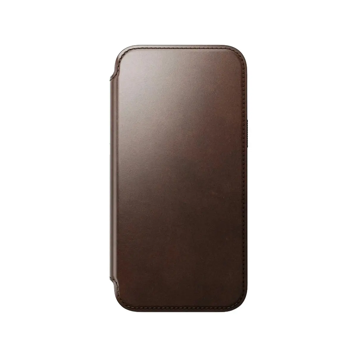 Nomad Leather Folio Case for iPhone 15 Pro Max - Brown - Horween