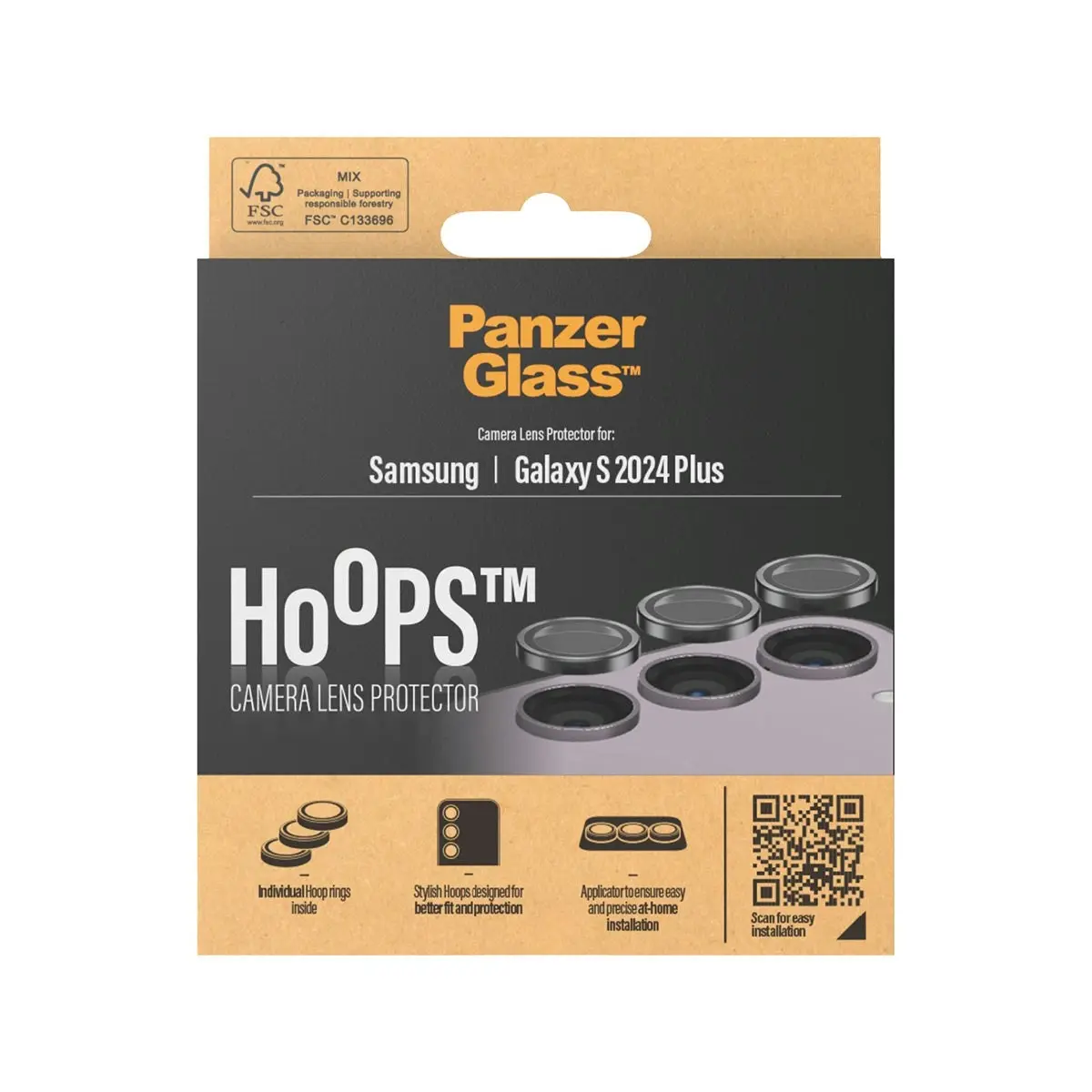 PanzerGlass Hoops Lens Protector for Samsung GS24+