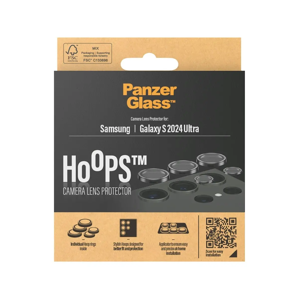 PanzerGlass Hoops Lens Protector for Samsung GS24 Ultra