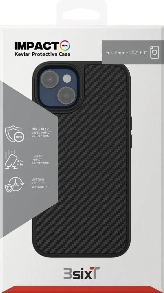 Impact Zero(R) Kevlar Protective Case for iPhone 13