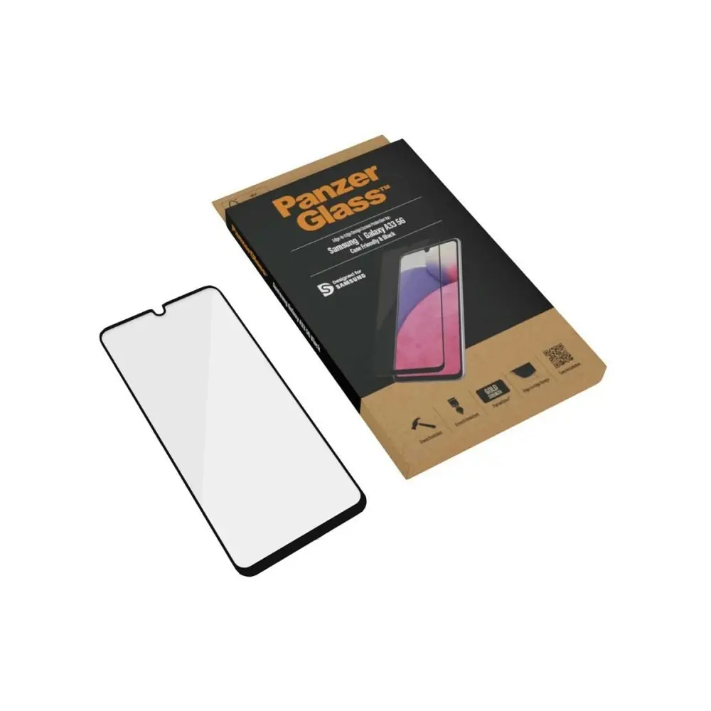 PanzerGlass Edge to Edge Screen Protector for Samsung A33 5G - Black