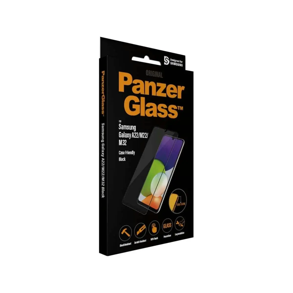 PanzerGlass Edge to Edge Screen Protector for Samsung A22 4G