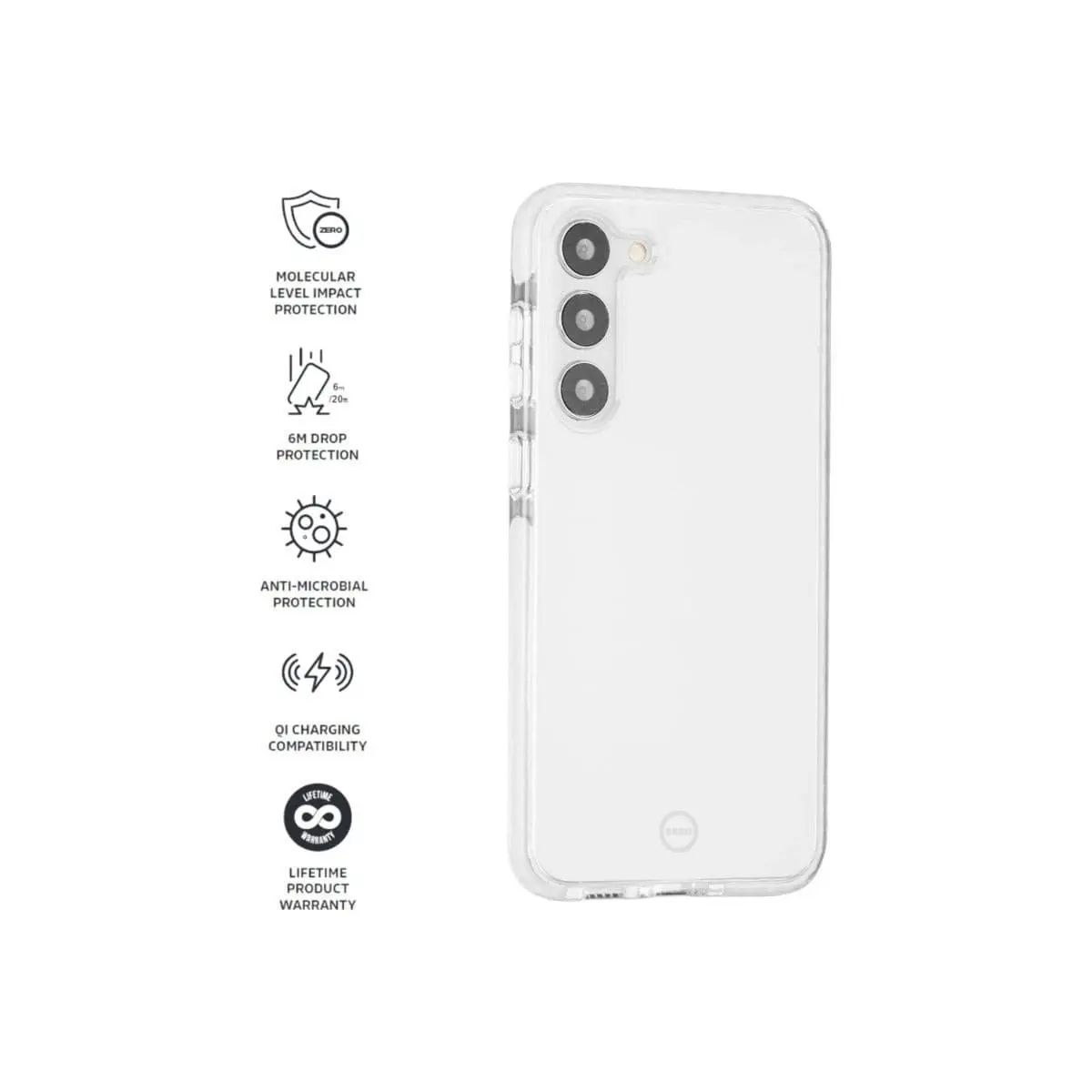 Impact Zero Clear Phone Case for Samsung GS23+