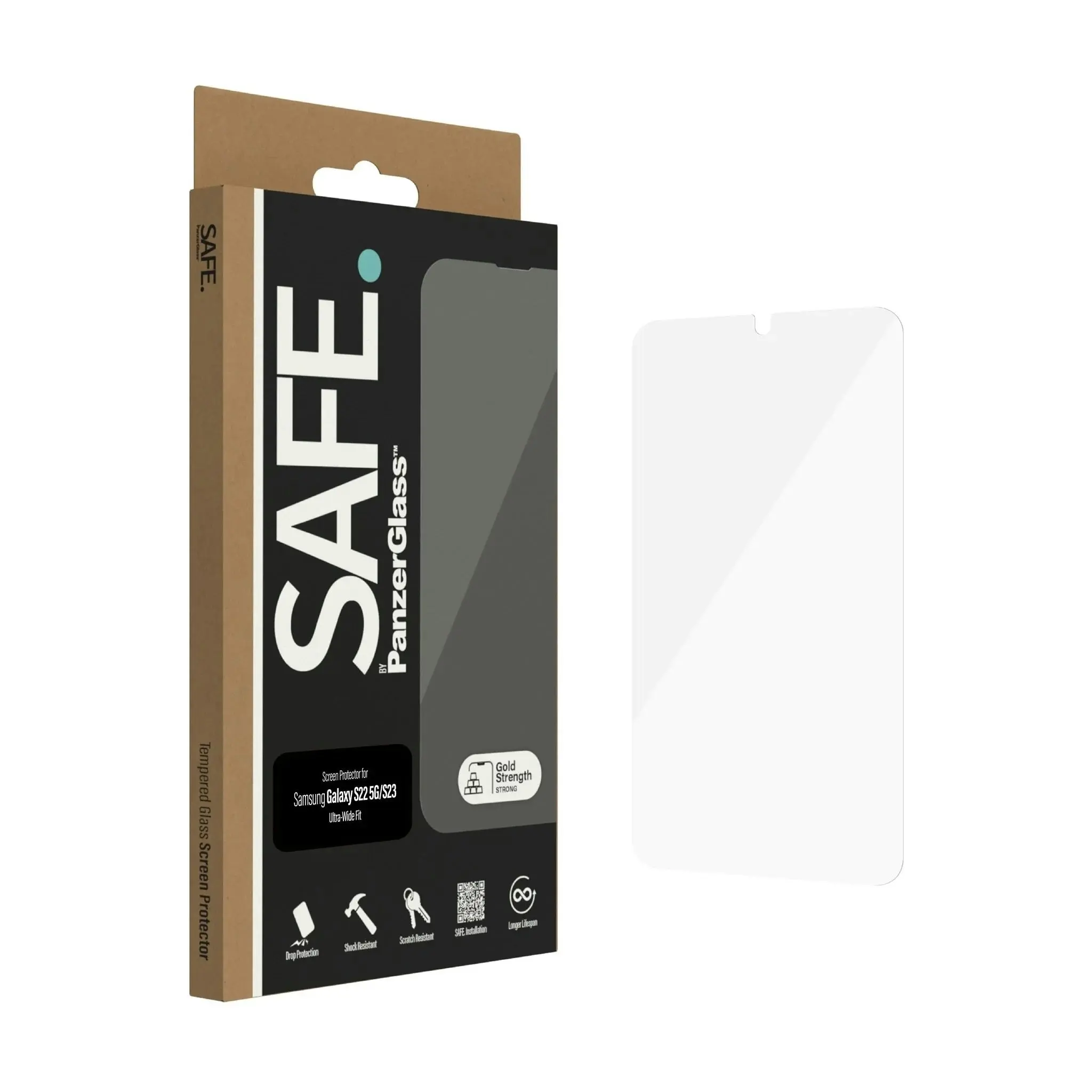 SAFE by Panzer UtraWide Fit Screen Protector for Samsung GS23