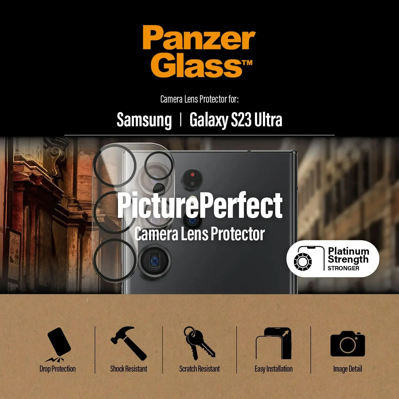 PanzerGlass Picture Perfect Lens Protector for Samsung GS23Ultra