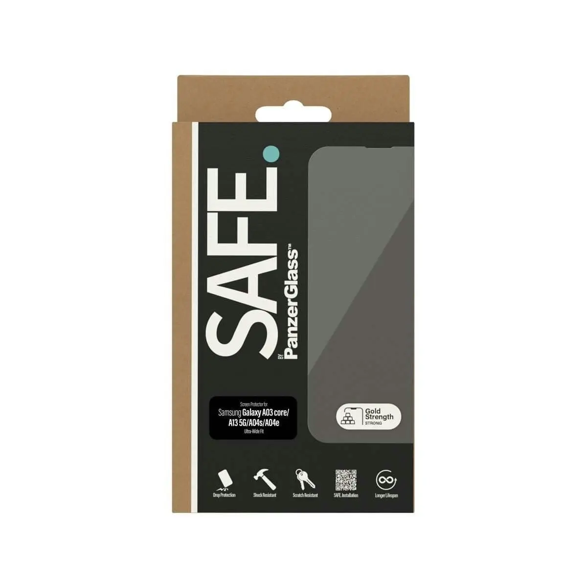 SAFE by Panzer UltraWide Fit Screen Protector for Samsung A13 5G/A04s