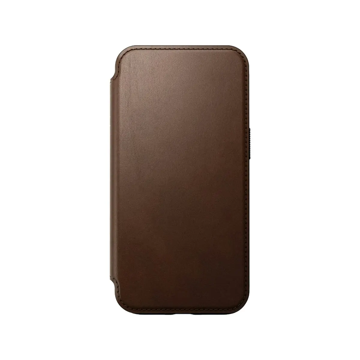 Nomad Leather Folio Case for iPhone 15 - Brown