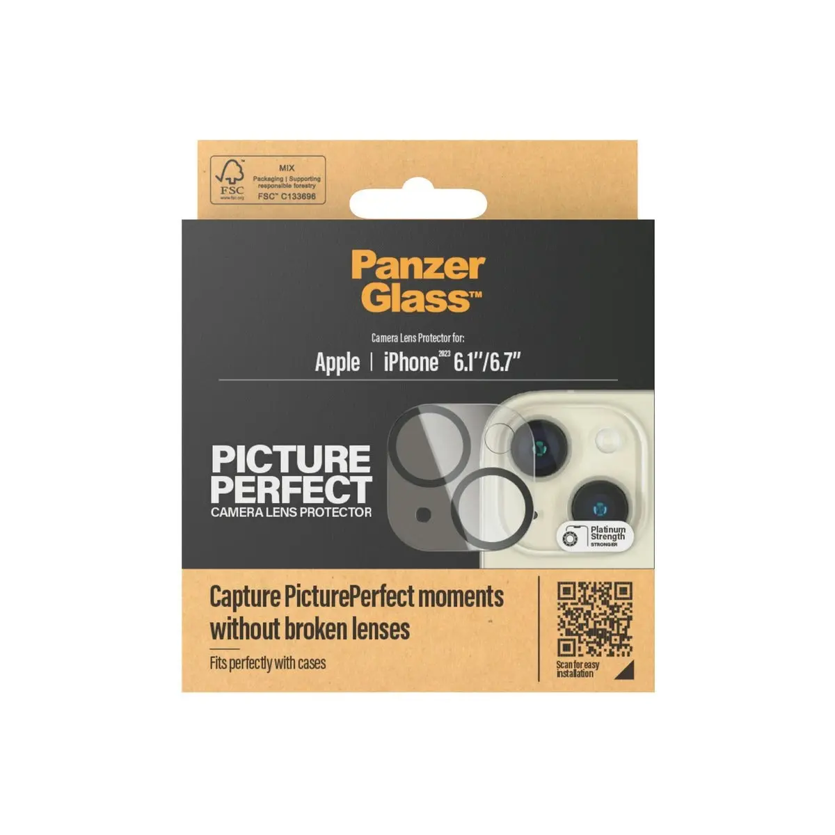 PanzerGlass Picture Perfect Lens Protector for iPhone 15/15 Plus