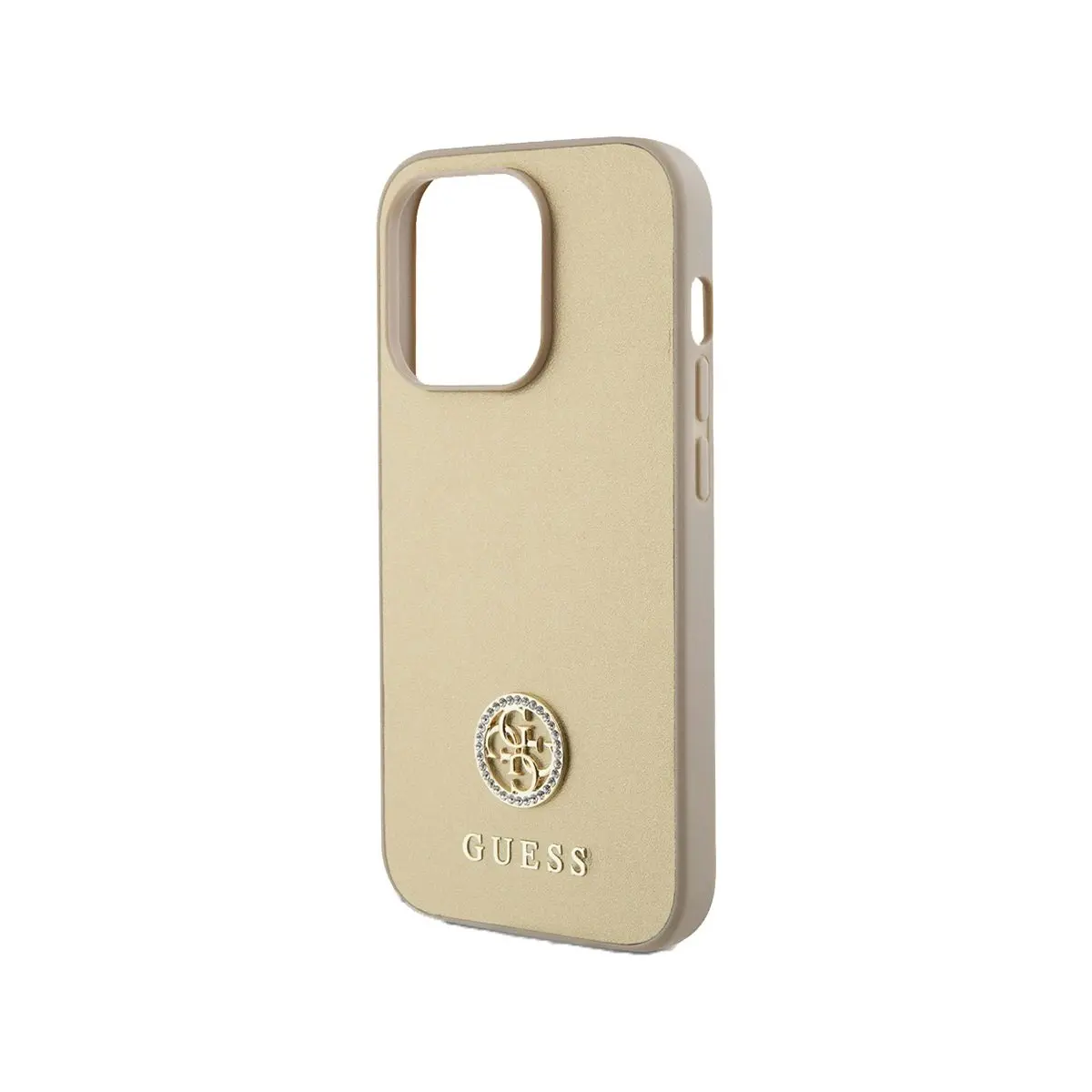 Guess 4G Diamond Smooth Leather Phone Case for iPhone 15 Pro