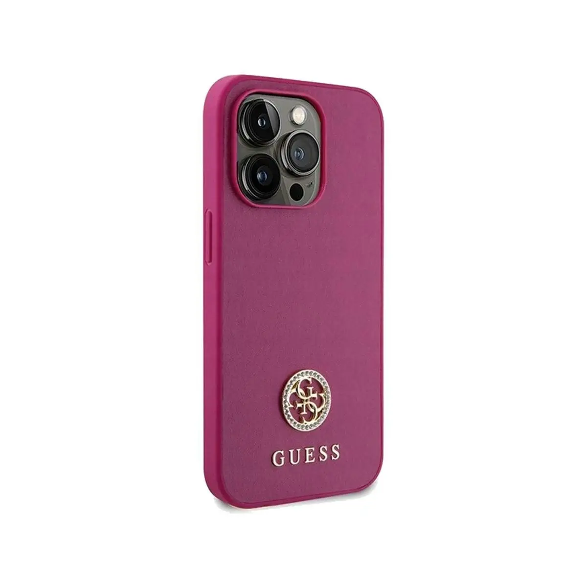 Guess 4G Diamond Smooth Phone Case for iPhone 15 Pro Max