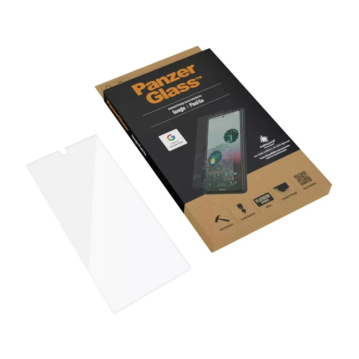 PanzerGlass Edge to Edge Screen Protector for Google Pixel 6a