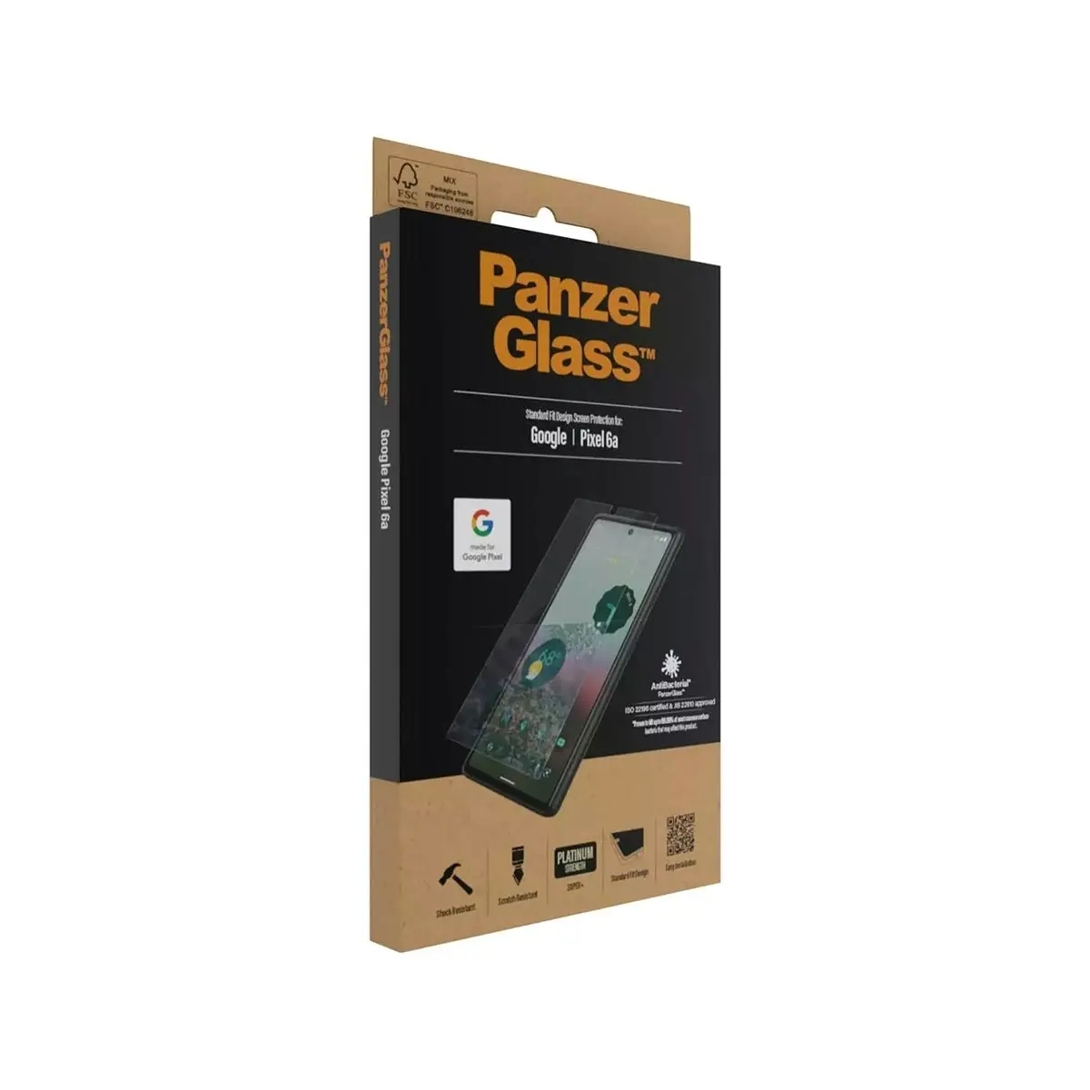 PanzerGlass Edge to Edge Screen Protector for Google Pixel 6a