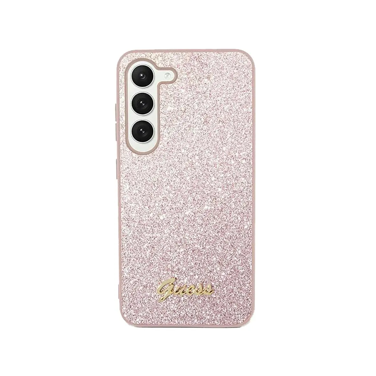 Guess Glitter Script Phone Case for Samsung Galaxy S24