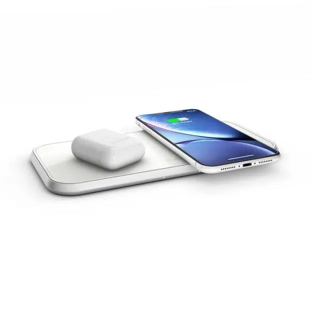 Zens Aluminium Dual Wireless Charger 10W (2-1 Charger)