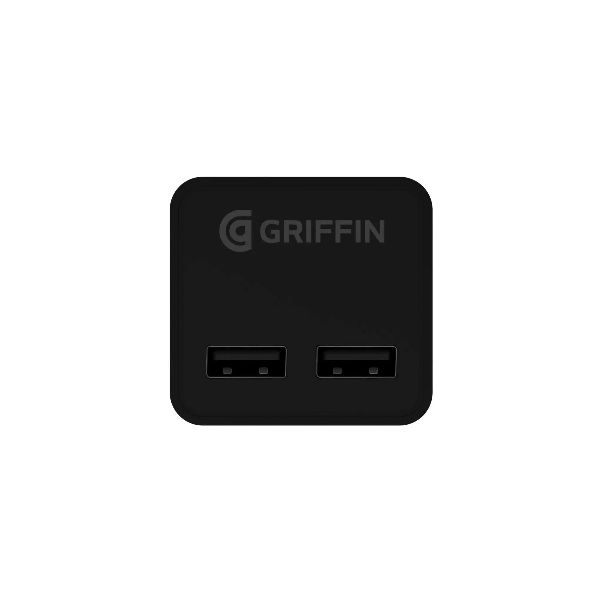 Griffin PowerBlock Dual Universal 12W Wall Charger Adapter USB-A to Micro USB Cable