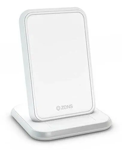 Zens Aluminium Stand 10W + USB 2.4A (2-1 Charger)