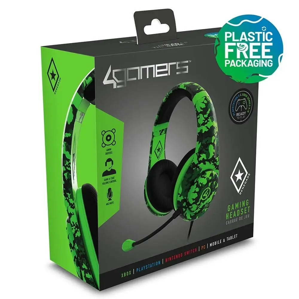 Stealth XP Renegade Gaming Headset for PC, PlayStation 4 / 5, Xbox One / Series X/S and Nintendo Switch