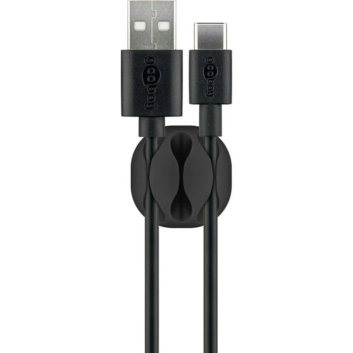 Goobay Cable Management 3 Slots - Black