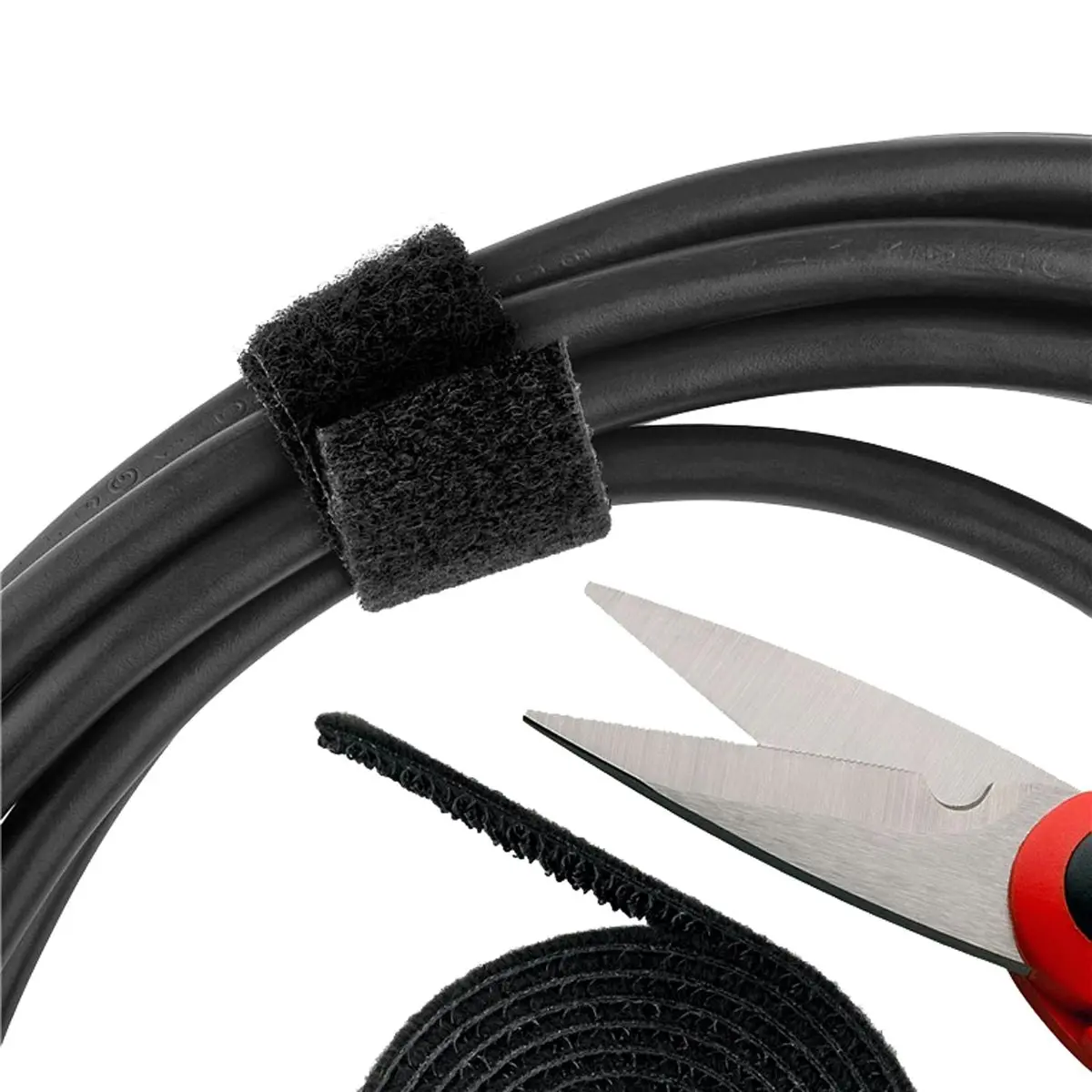 Goobay Cable Management Hook & Loop - Black