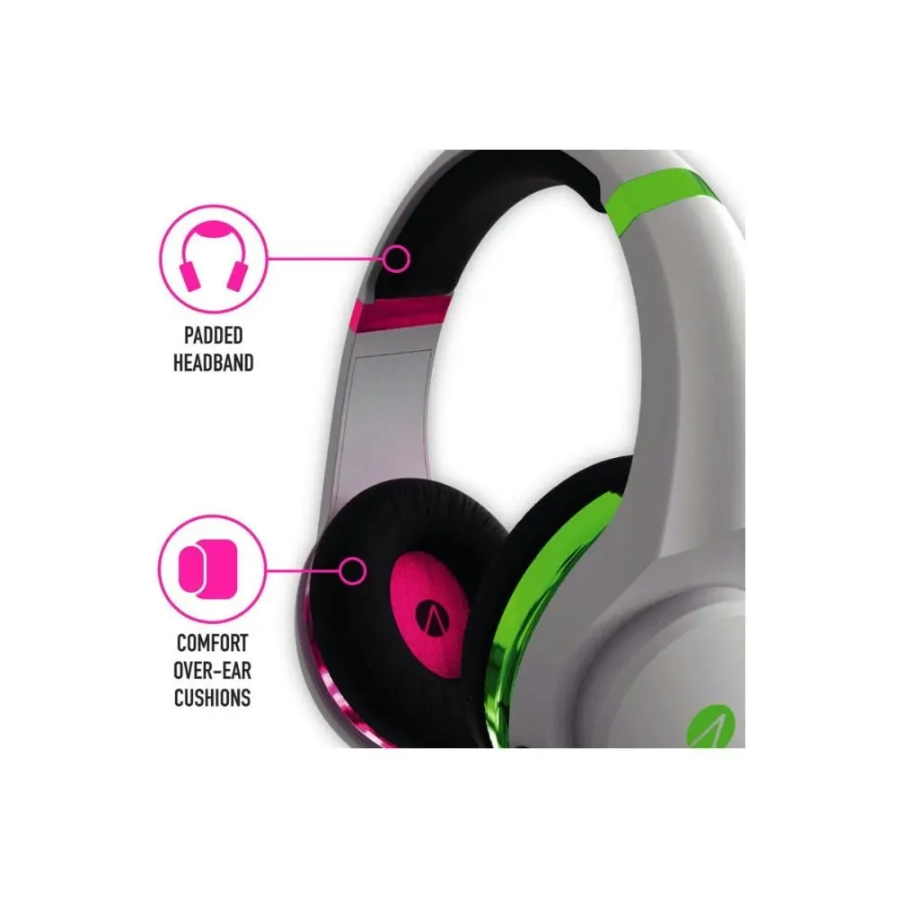 Stealth Multi-Format Wired Gaming Headset (Pink & Green) for PS5, Xbox Series X, PS4, Xbox One, Nintendo Switch and PC