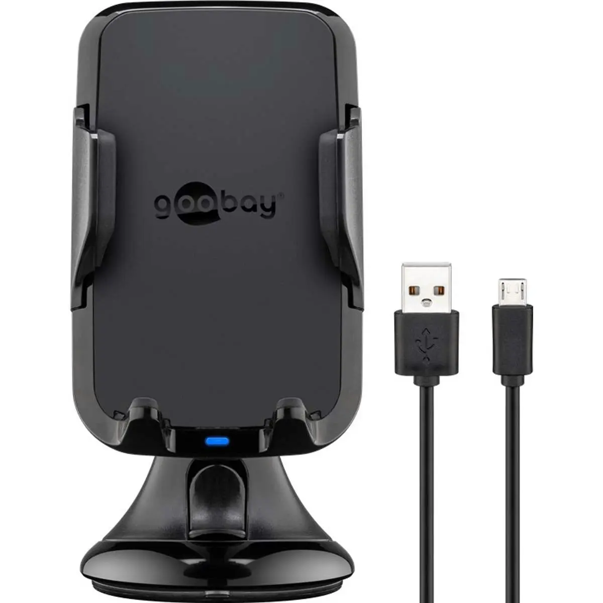 Goobay Wireless Fast Charging Window Mount - Black