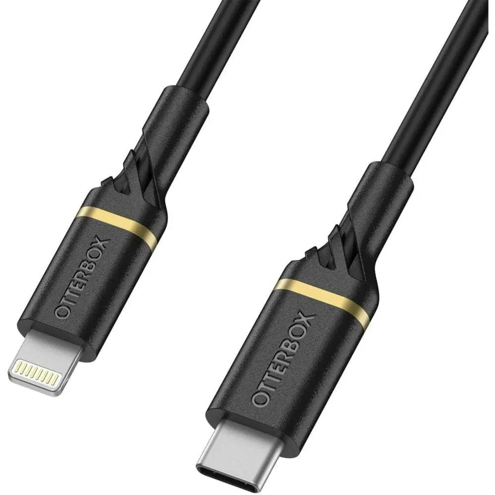 Otterbox Lightning to USB-C Cable - Black Shimmer