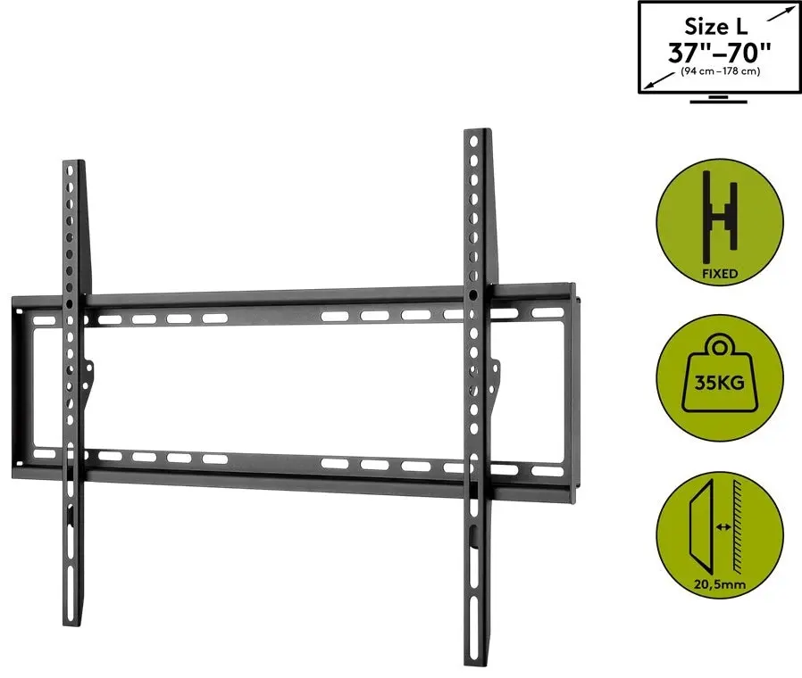 Goobay TV Wall Mount Fixed Position for Large TVs (37-70")