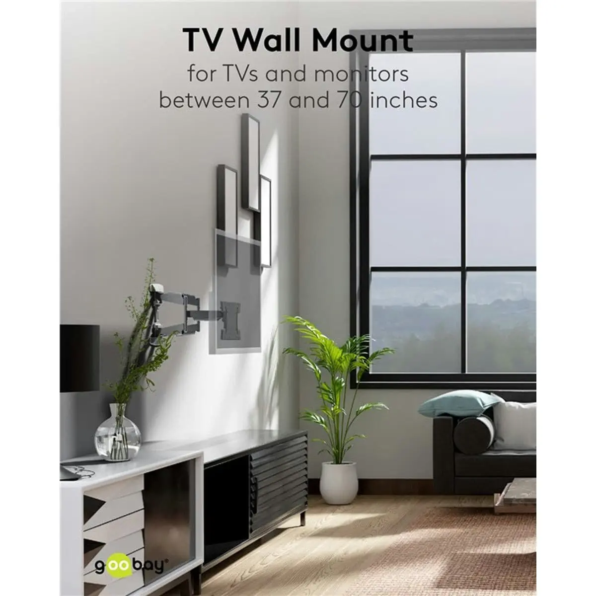 Goobay TV Wall Mount OLED Full Motion - Black