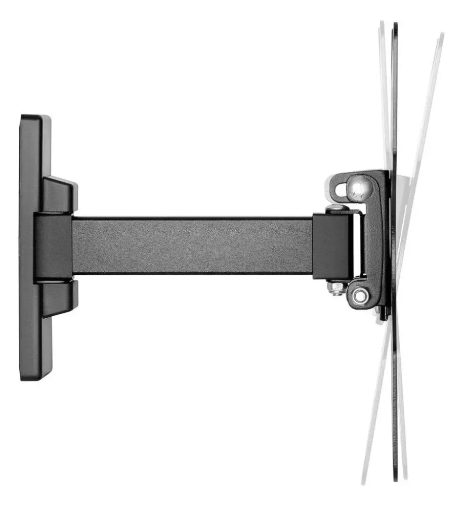 Goobay - TV Wall Mount with Basic Fullmotion- Fully Moveable, Swivel, Adjustable Single-Arm (23-42")