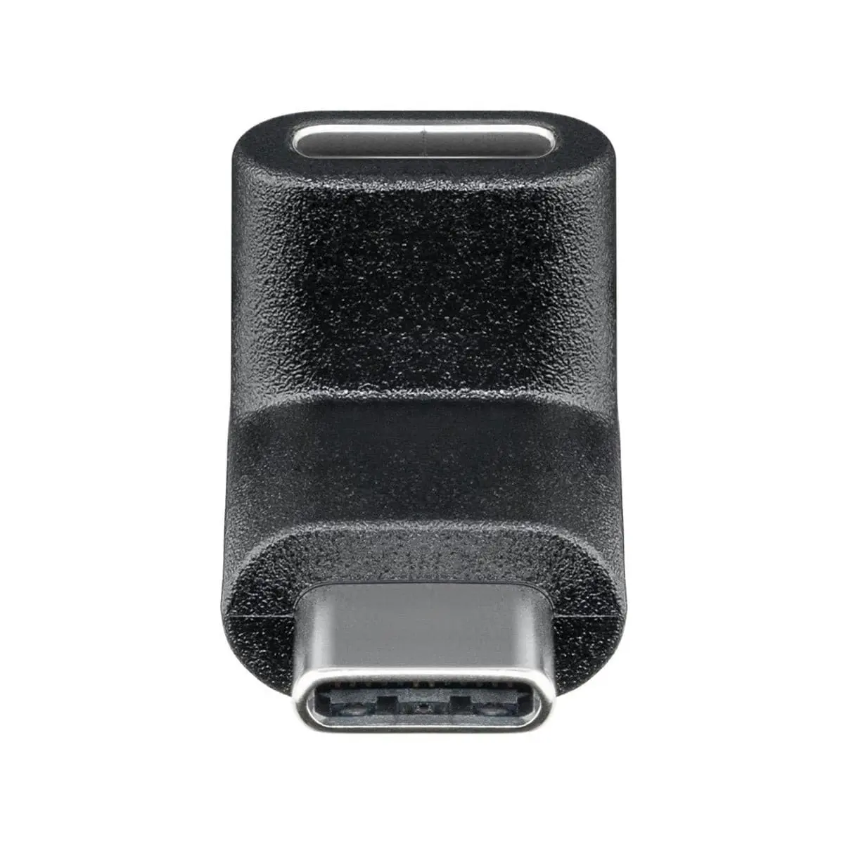 Goobay USB-C to USB-C Adapter 90 degree plug for USB-C cables - Black