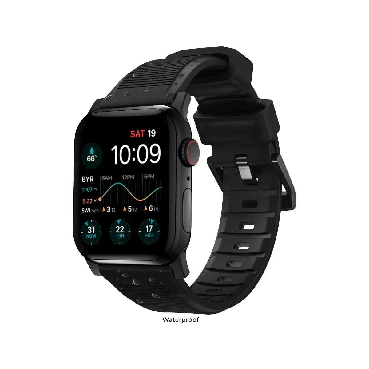 Nomad Apple Watch 41mm Rugged Band - Black Hardware