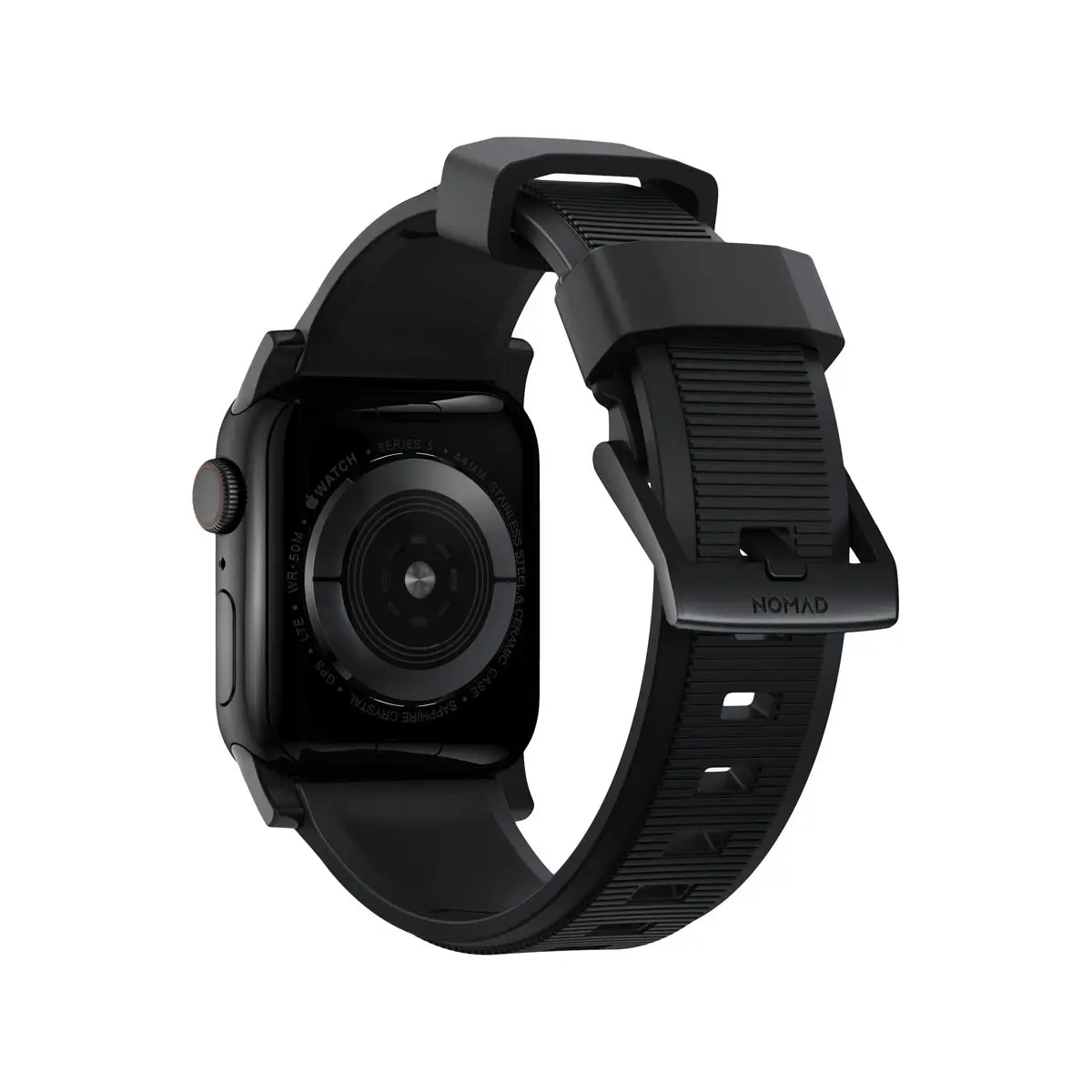 Nomad Apple Watch 45mm Rugged Band - Black Hardware