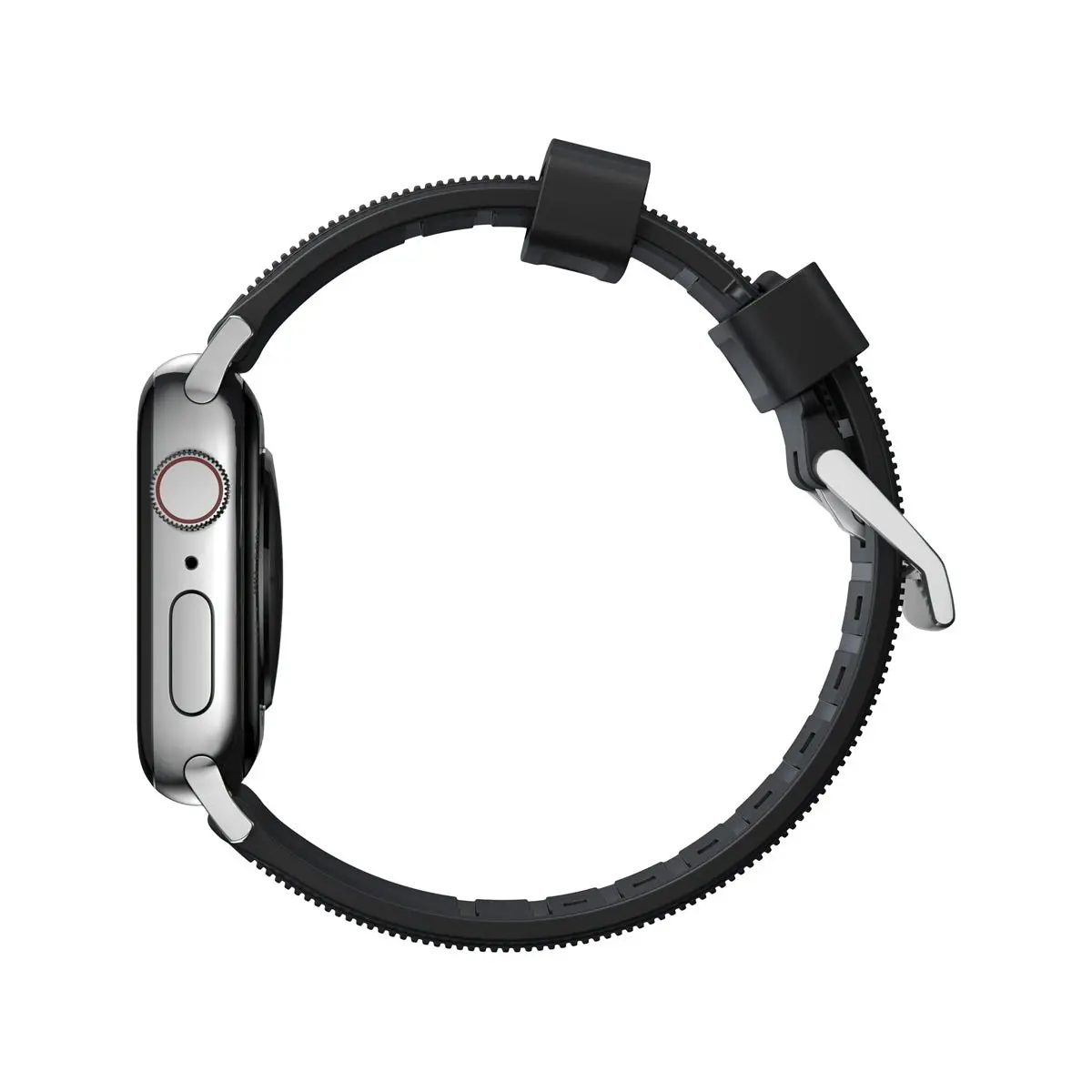 Nomad Apple Watch 41mm Rugged Band - Silver Hardware