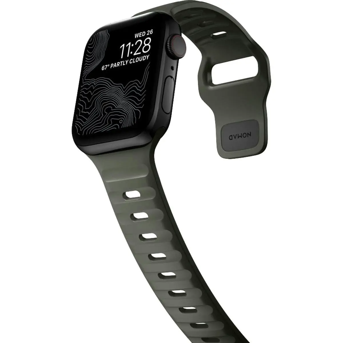 Nomad Apple Watch 40mm / 41mm Sport Band - Ash Green