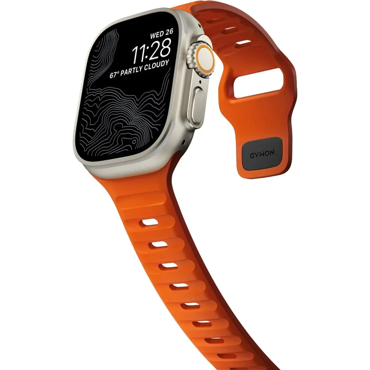 Nomad Apple Watch 45mm / 49mm Sport Band - Ultra Orange